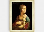 1574.레오나르도 다빈치 - 담비를 안고 있는 여인